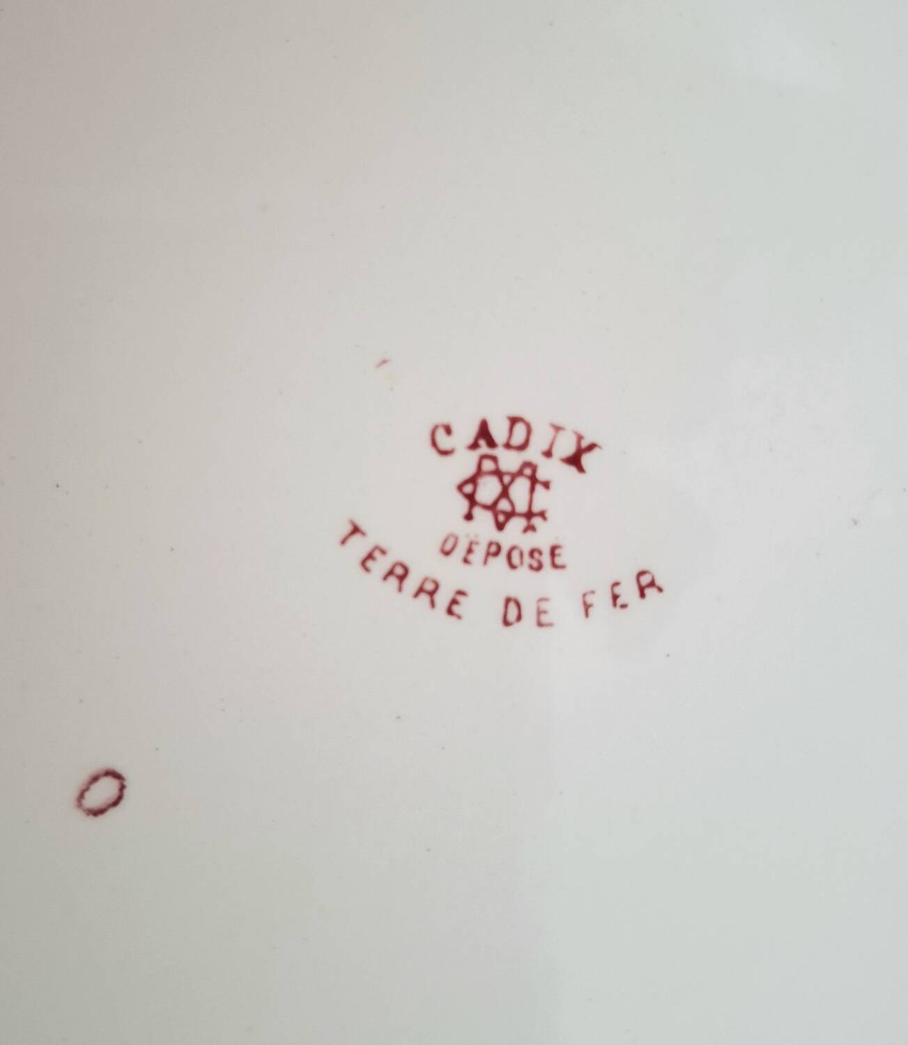 Ironstone earthenware serving dish