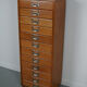 Small Dutch Beech Apothecary Cabinet, 1950s