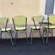 Yellow formica chairs