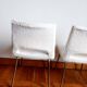 Paire de chaises bouclettes Georges Frydman 1960