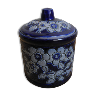 Alsace stoneware snuff pot Paul Schmitter