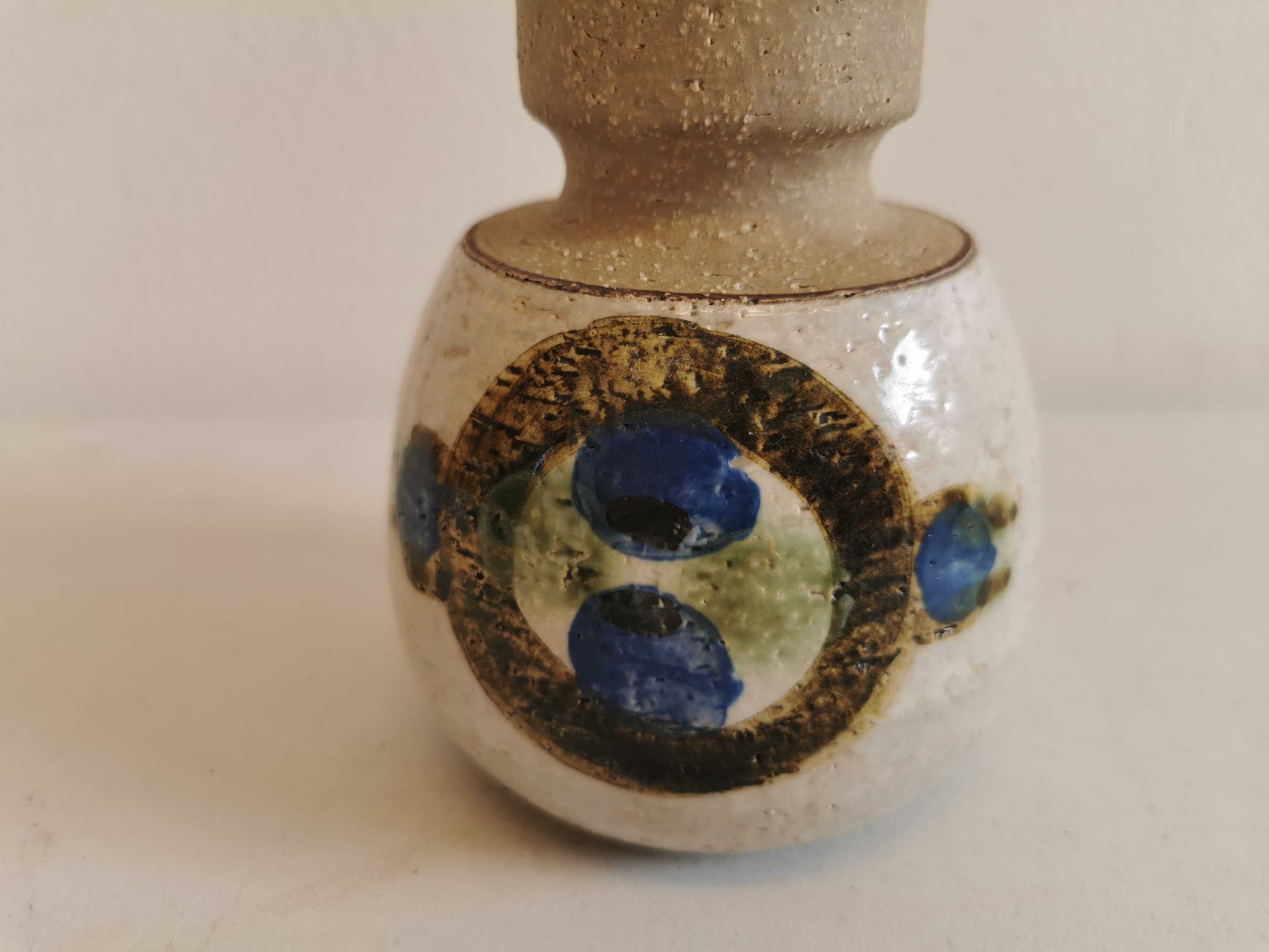 Vase from Danish Søholm art pottery, Bornholm 1960s.
