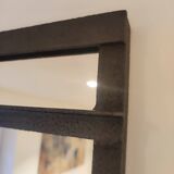 Old glass mirror completely restored