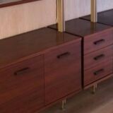 Michel Ducaroy Ligne Roset modular teak bookcase