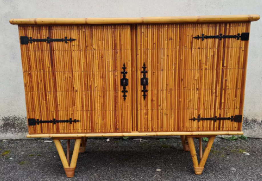 Rattan buffet 1950