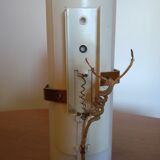 Vintage frosted worm wall lamp