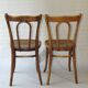2 Thonet chairs n°206 circa 1910 Art nouveau seats