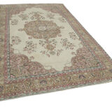 Hand-knotted wool turkish beige carpet 190 cm x 311 cm - 25054