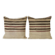 Set of 2 vintage kilim cushion covers 61x61 cm