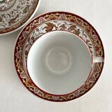2 polychrome ironstone coffee cups Choisy le Roi