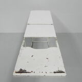 Industrial side table, hospital bed