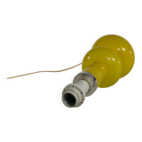 Mid-Century Modern Curvaceous Bright Yellow Glass Table Lamp by Orrefors, 1960s