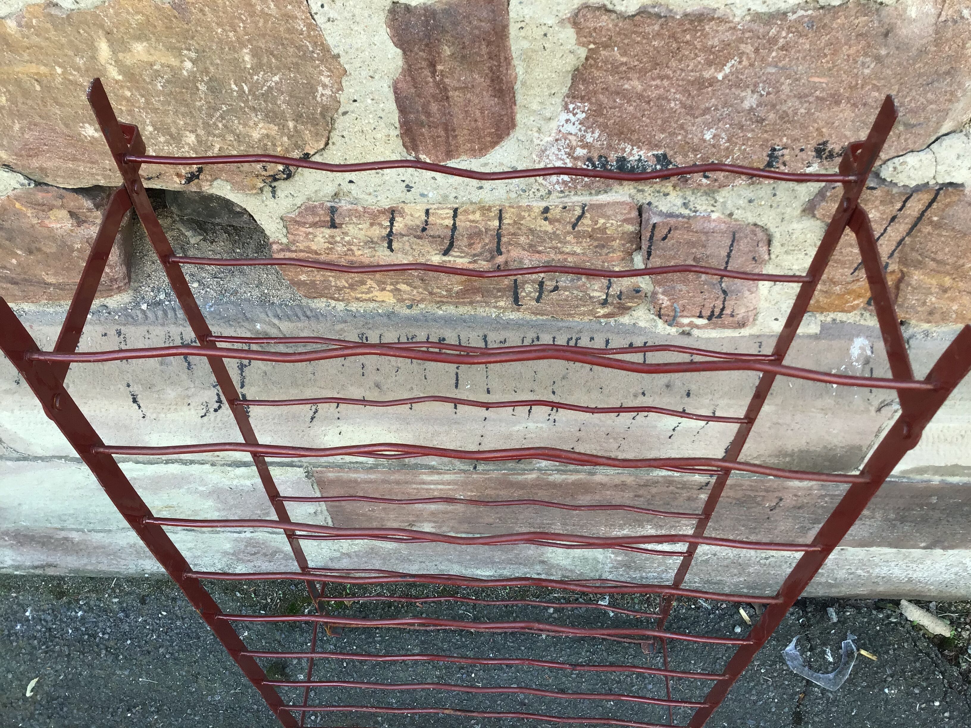 Shelf locker with vintage wine bottles