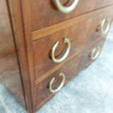 Commode d'époque Art déco en noyer 1930