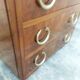 Art Deco period chest of drawers in walnut 1930