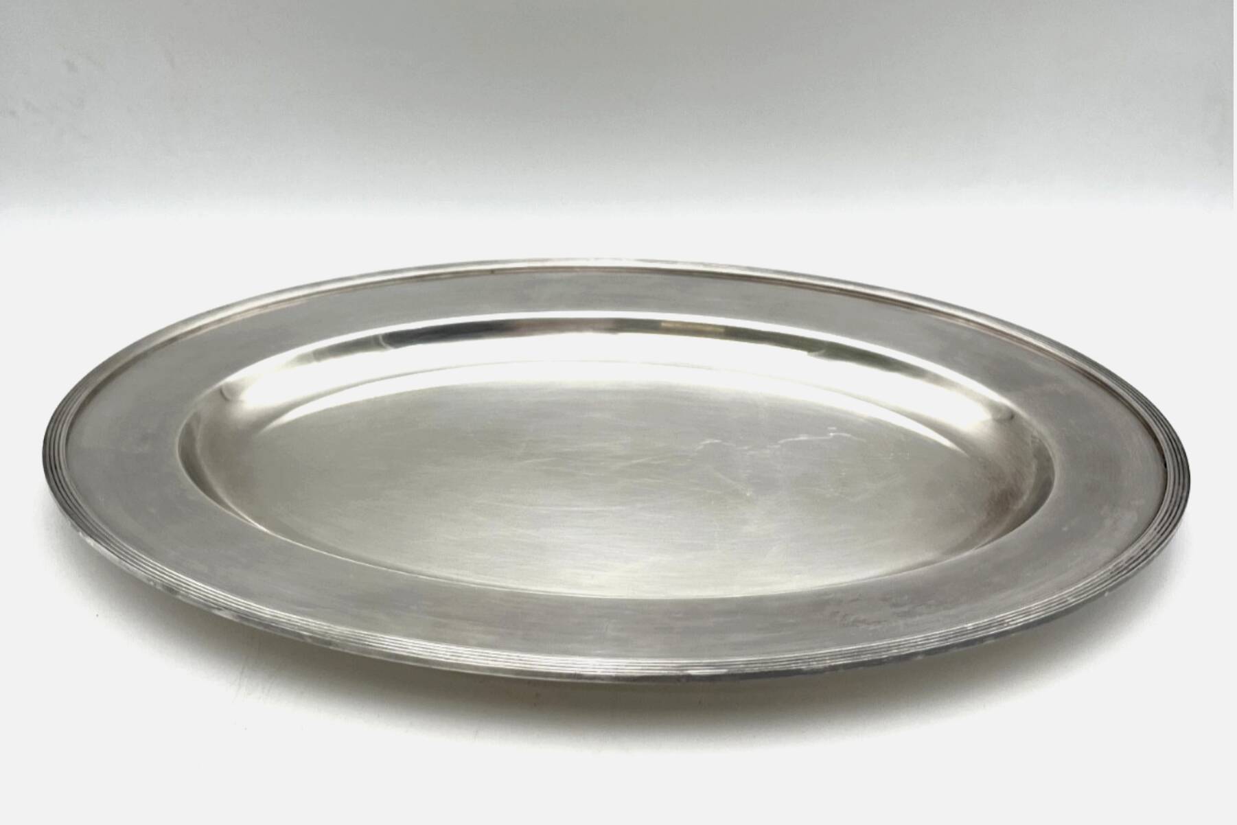 Christofle Silver Metal Oval Tray - 636014