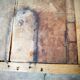 Old butcher's bill in solid beech