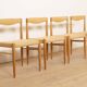 4 x dining chair | Bramin | H.W. Klein | Soaped oak | Restored