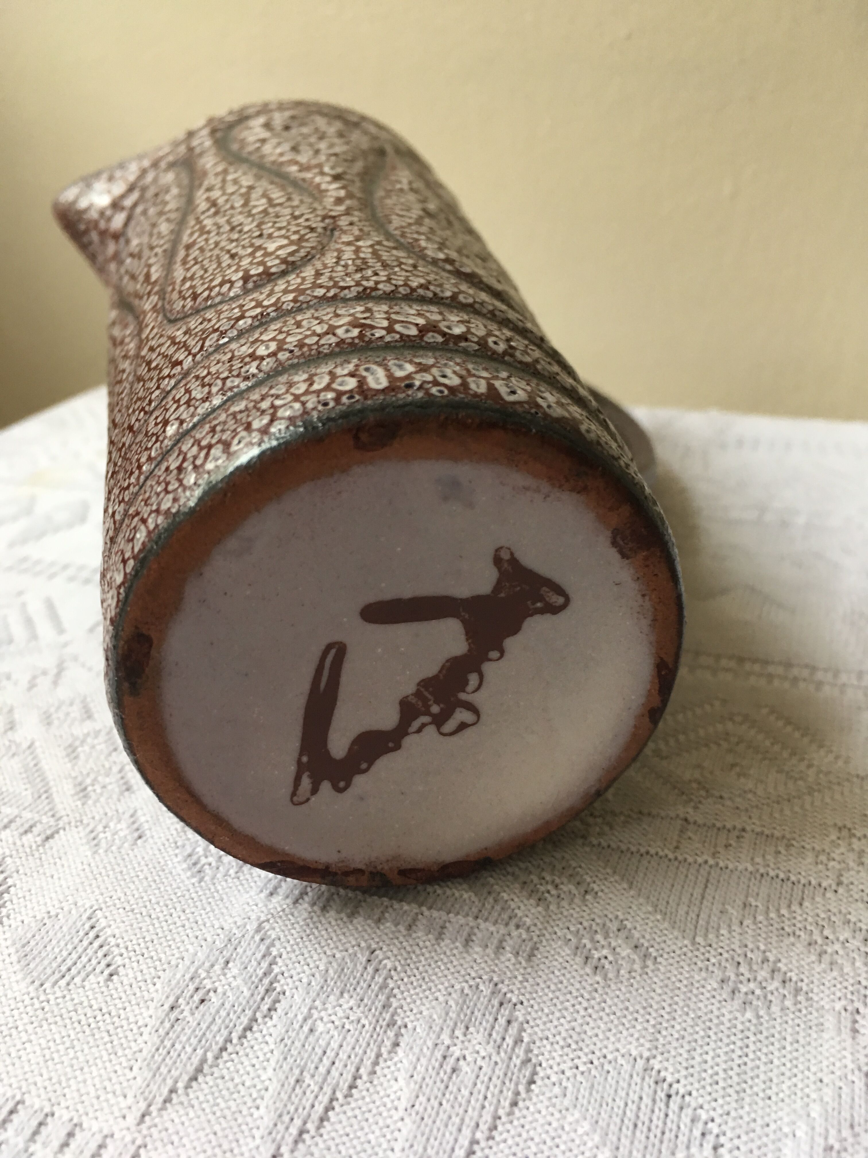 Modernist ceramic pitcher Jean Austruy