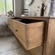 1950s pine workshop furniture 175cm