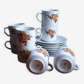 Vintage Bavaria Porcelain Coffee Cups