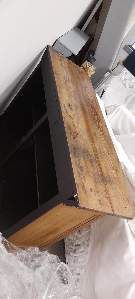 Former trading post in natural oak