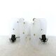 Pair of Plexiglas wall lights, 1960s