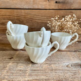 5 cups and creamer Myott Staffordshire England