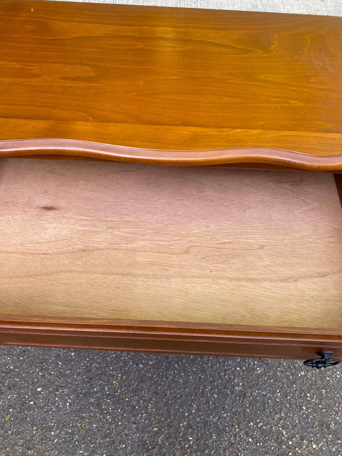 Bibus Louis XV commode in solid wood from the 1960s.