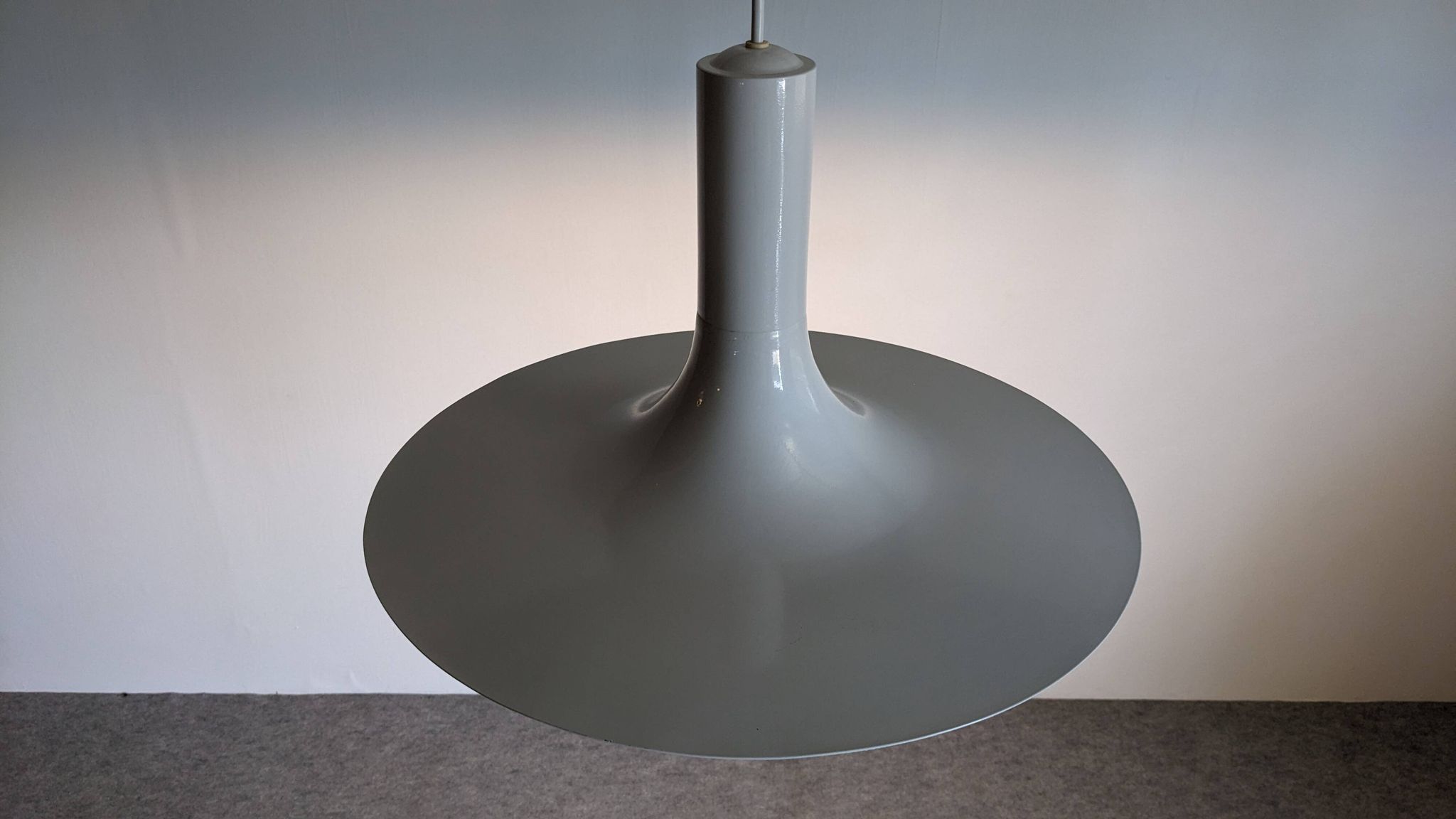 Pair of tulip pendants by Thorn Lighting, England circa 1970.