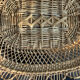 Woven wicker fruit or bread basket 1900