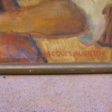 Painting "drinkers in the sun"