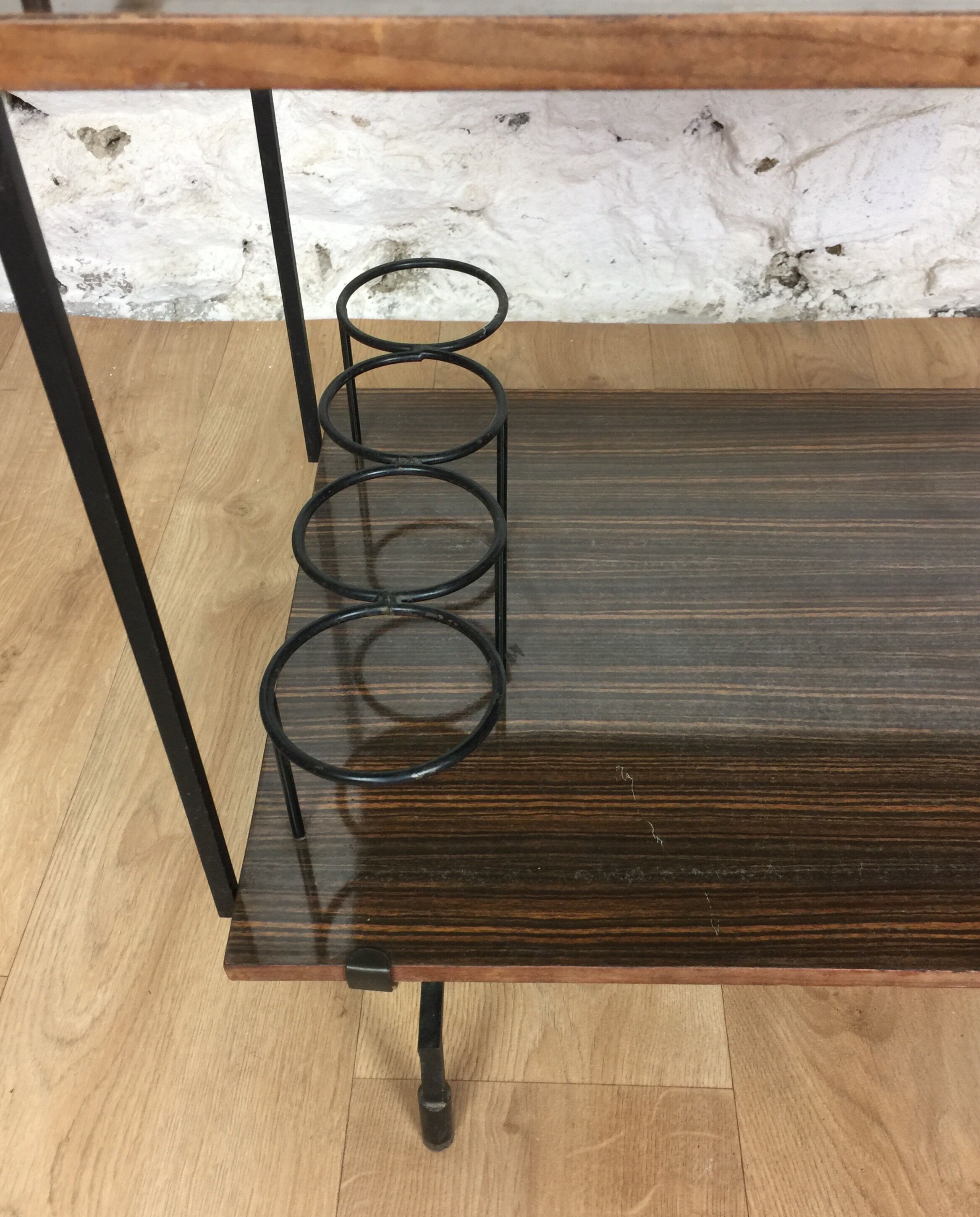 Desserte Metal Bar and 1950s Formica