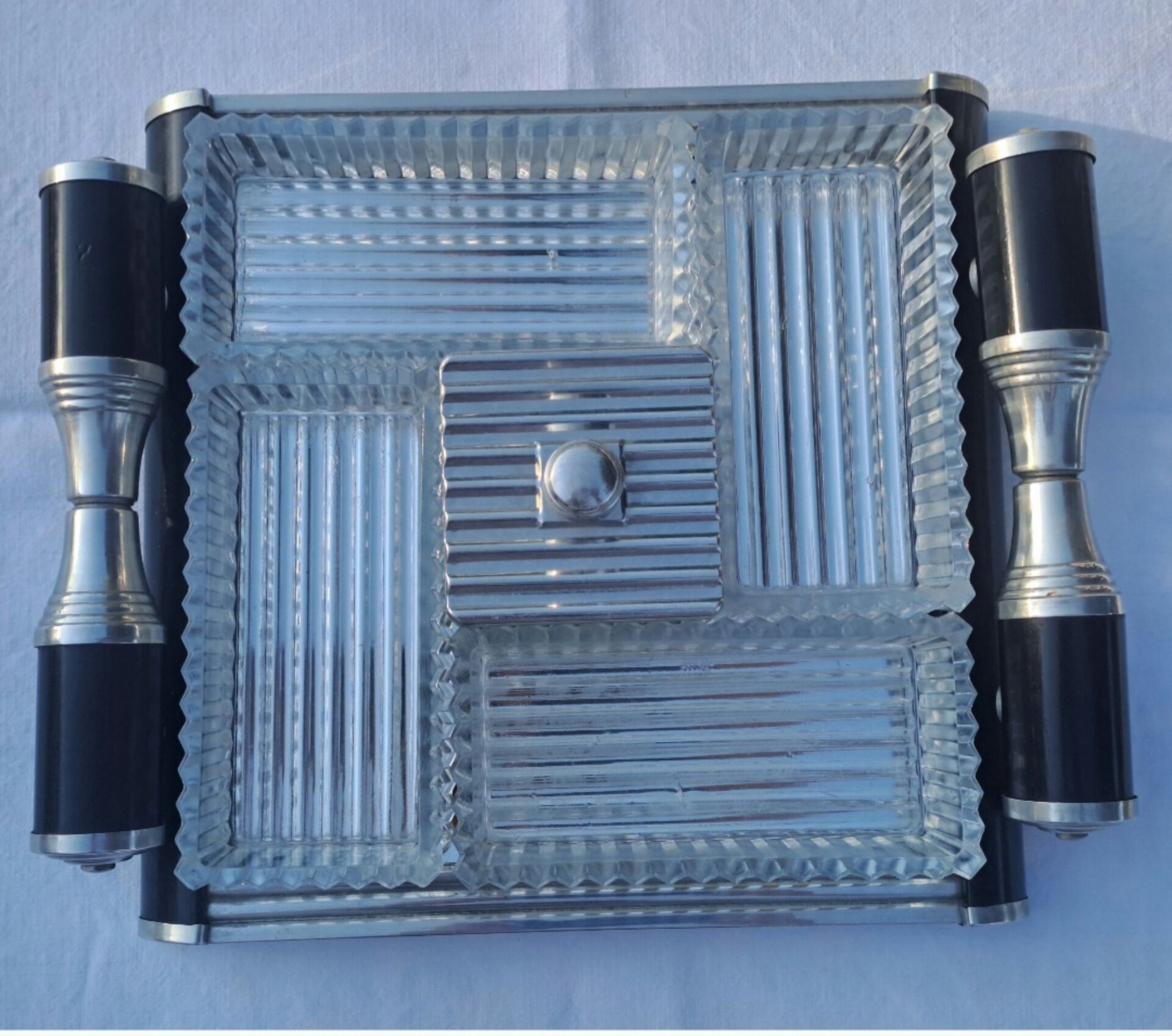 Art Deco aperitif platter