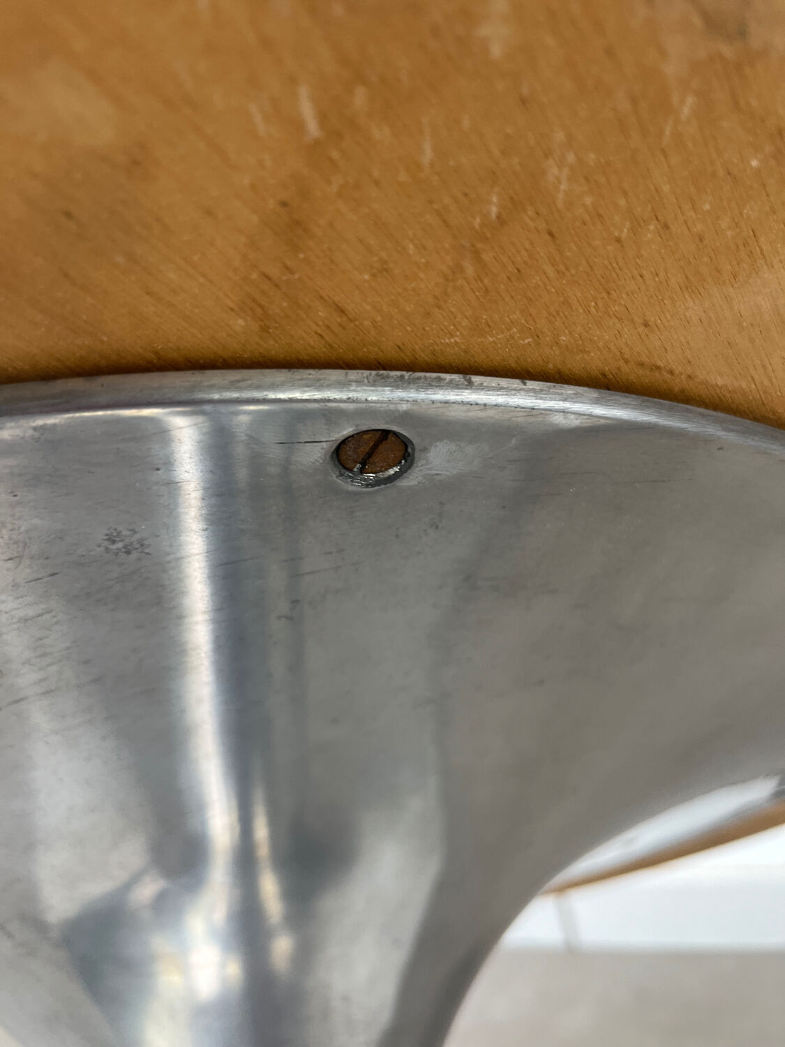 Arkana Maurice Burke, swivel side table with tulip base.