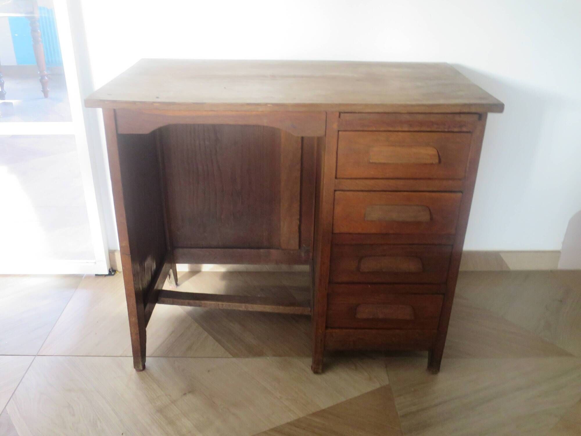 Vintage-Modern-Scandinavian Desk - 1950s - 4 drawers - Children's range