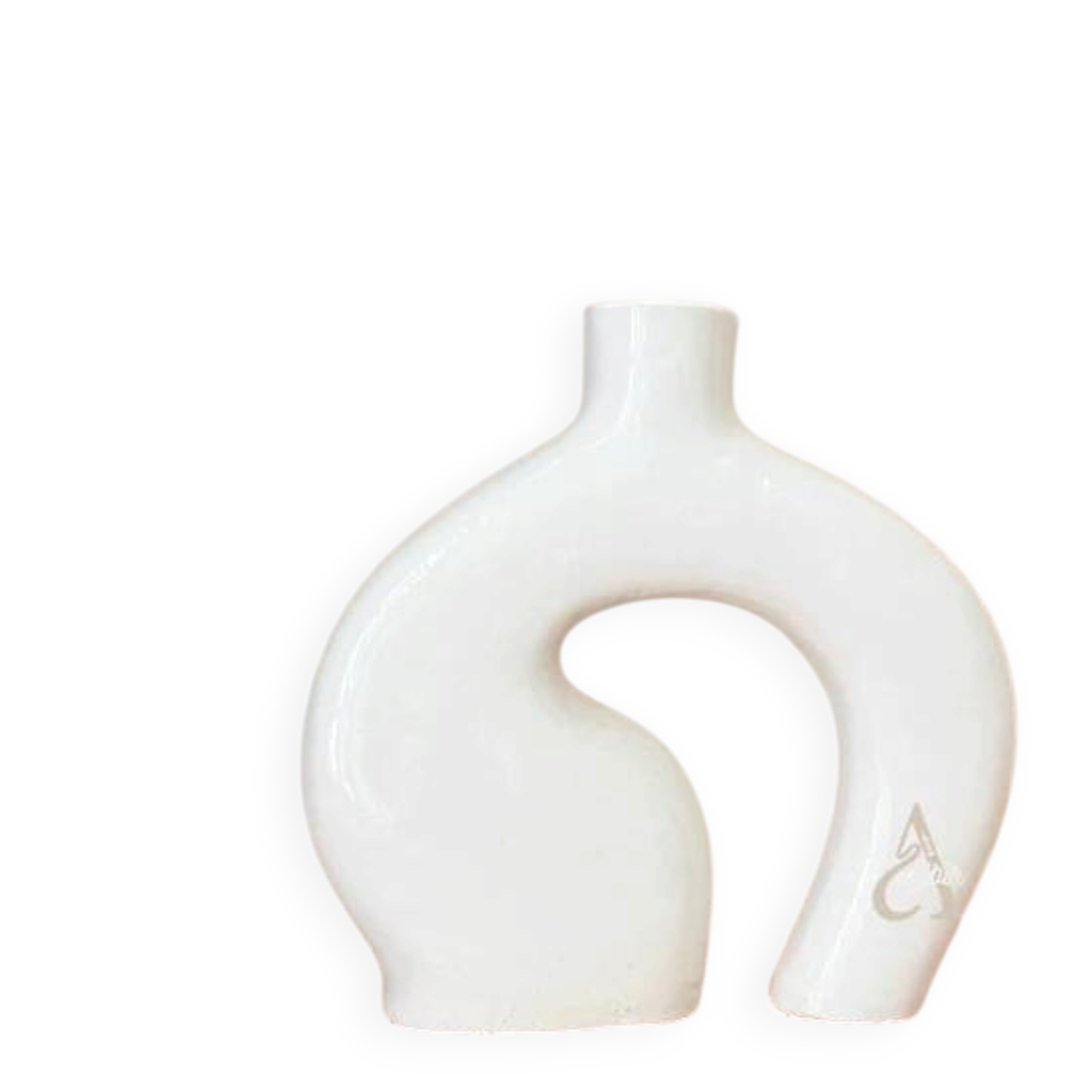 Artisanal Atlas vase varnished