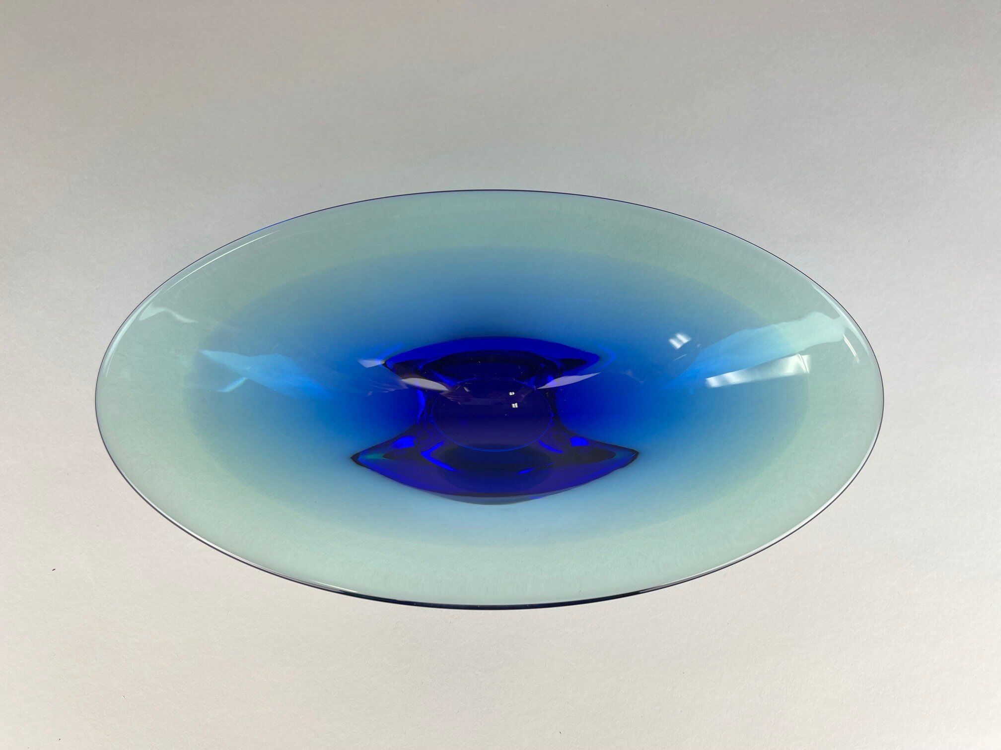 Art Glass Bowl by Miloslav Klinger, 1960's