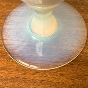 French opaline glass table lamp from the mid-century Sèvres, 1960s.