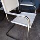 4 armchairs leather bauhaus design