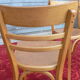 Lot de 4 chaises Baumann bistrot