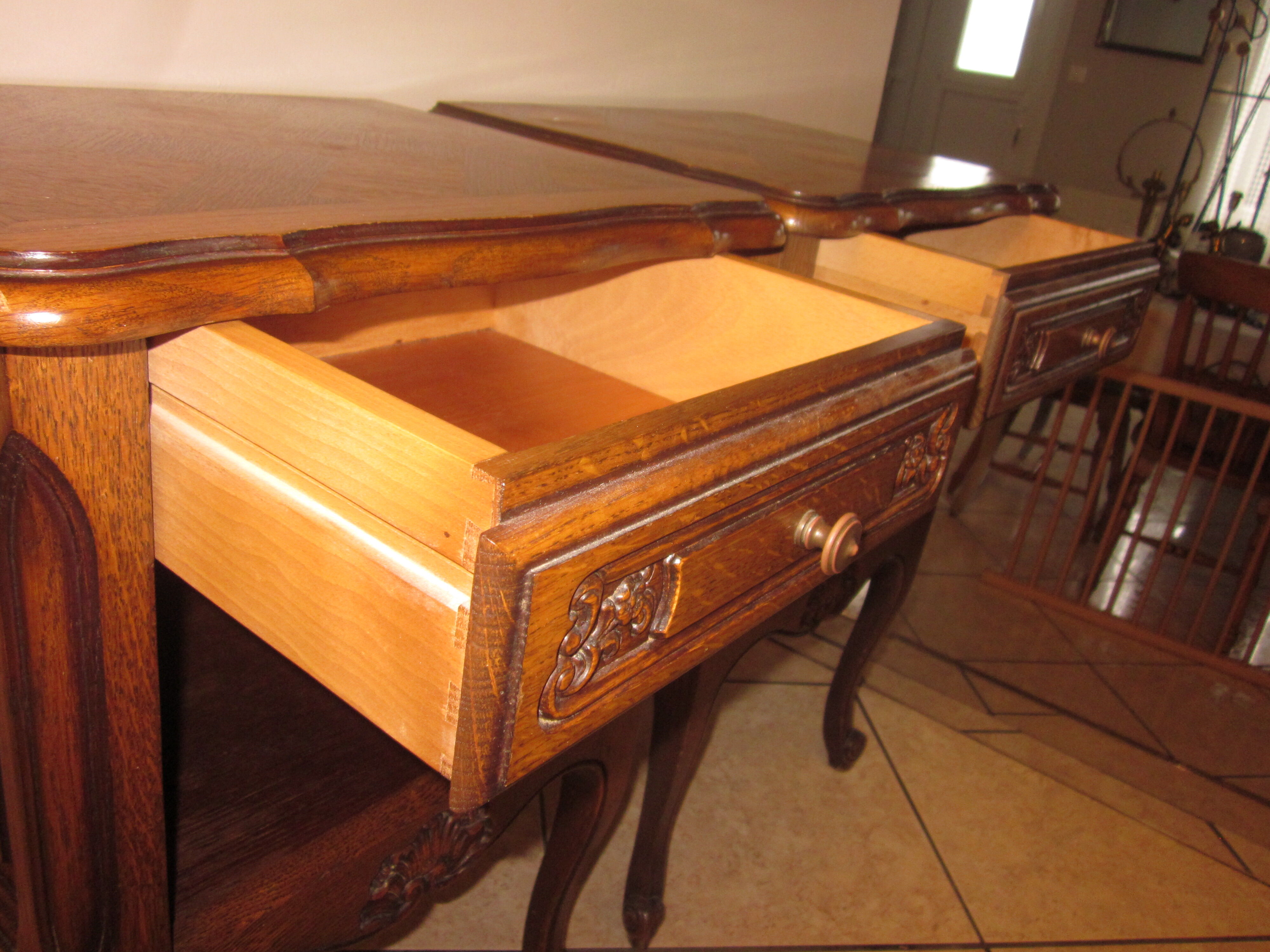 Louis style bedside pair 15