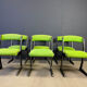 Set of 6 Kangaroo chairs by Emile Baumann, 1960s