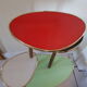 Saddle of tripod plants in formica of the years 50/60