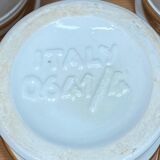 Set of 3 XL mugs in white faience