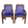 Pair of oak armchairs, Amsterdam School, 1930s