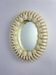 Spanish floral ceramic mirror from Manises, Spain, circa 1970s
