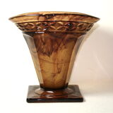 Pressed glass, Art Deco vase