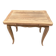 Small dining table, extendable Louis XV kitchen table, stripped oak.