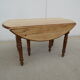 Table 6 legs, solid wood with 4 extensions